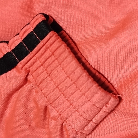 Adidas Jacket Girls Size 2T Spring Summer Outdoor Deep Pink Black Stripes - Picture 8 of 8